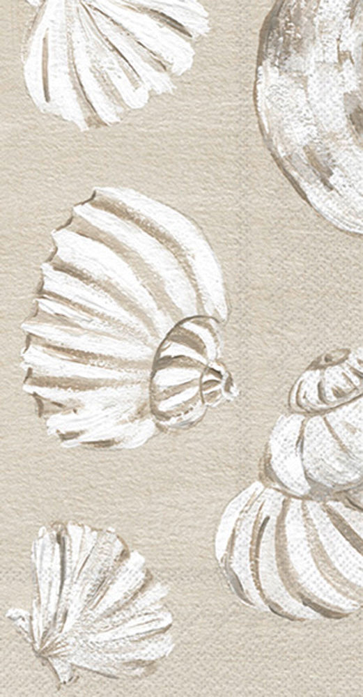Toalla de invitados con conchas Beach Treasures