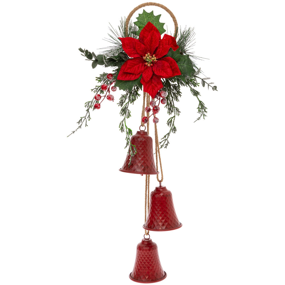 Colgador de puerta con campana de la libertad roja