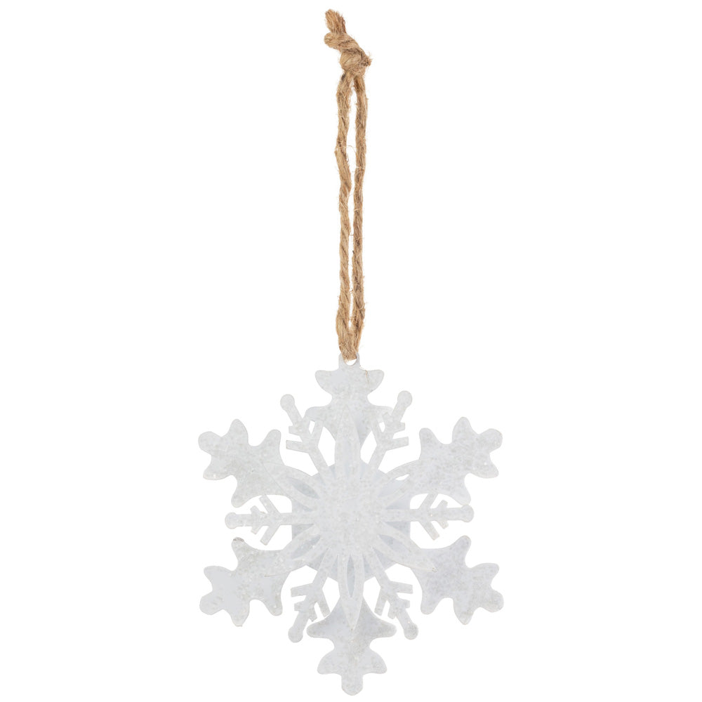 Sparkle Snowflake Ornaments (Set of 3)