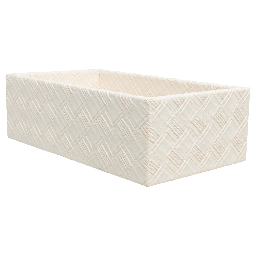 Cross Stitch Cream Guest Caddy