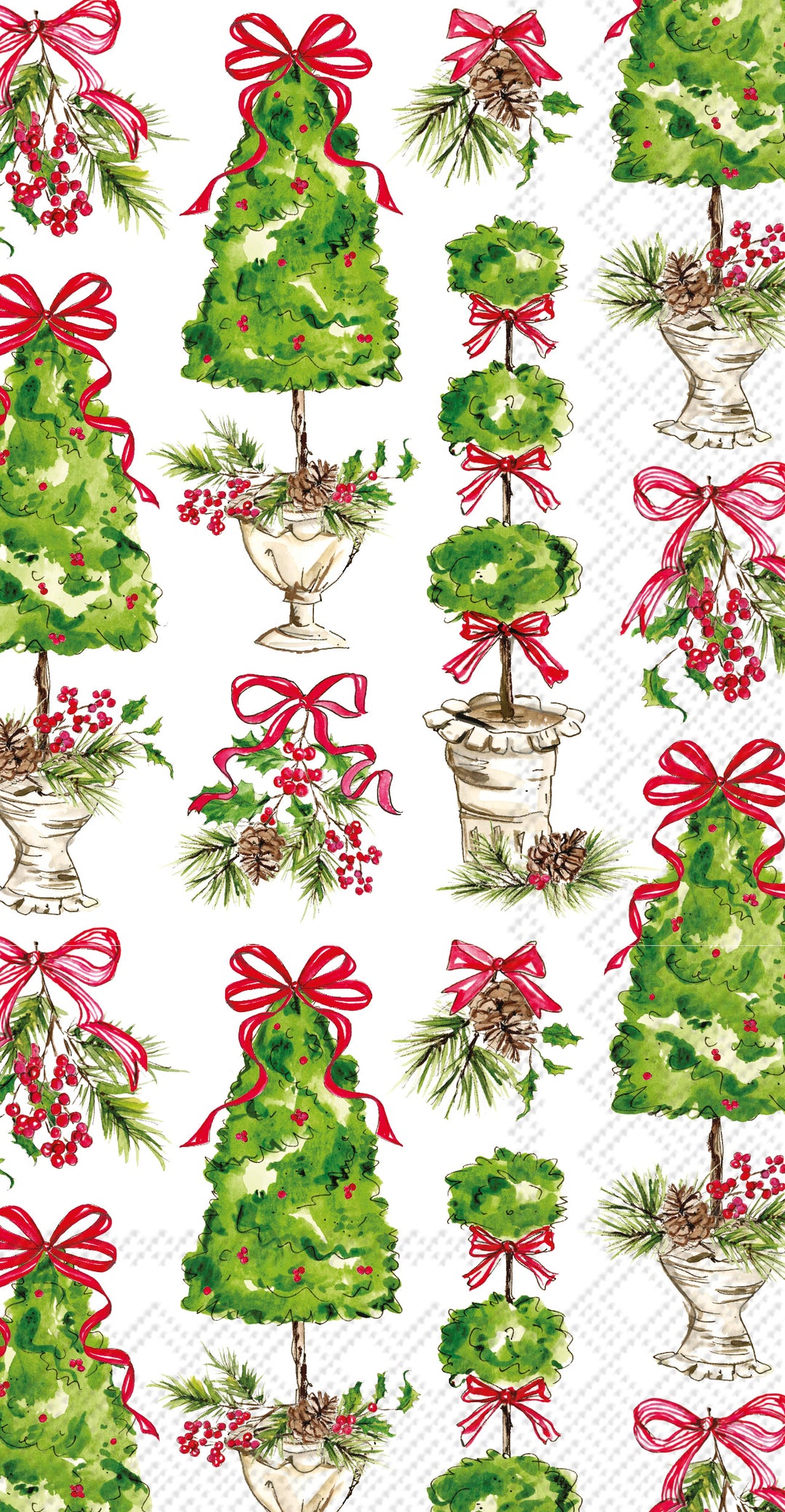 Toalla de invitados Holly Topiary