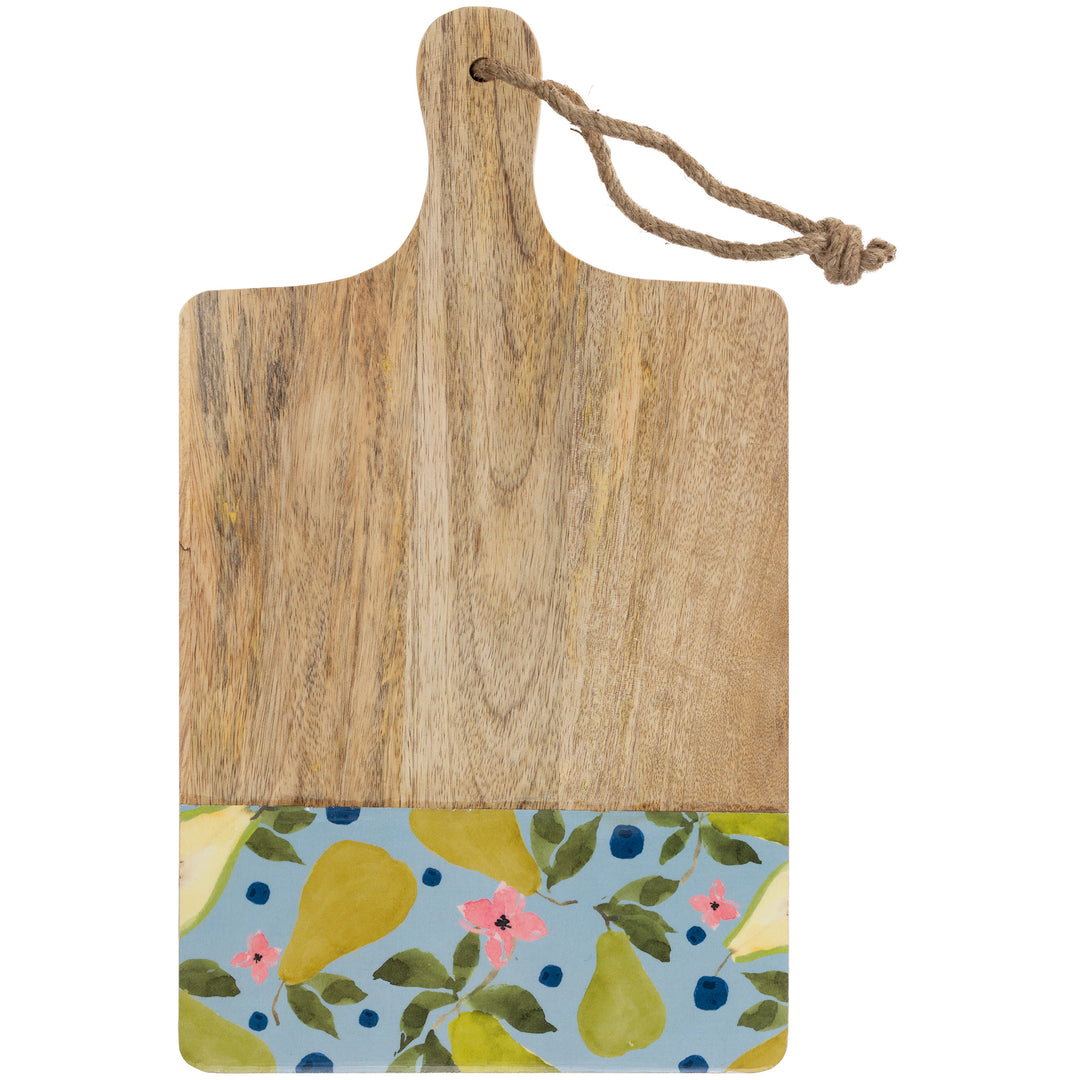 Tabla de embutidos de madera de peral de Anjou