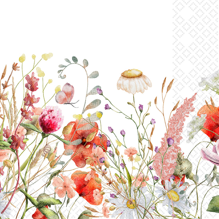 Servilleta de cóctel Campo de flores