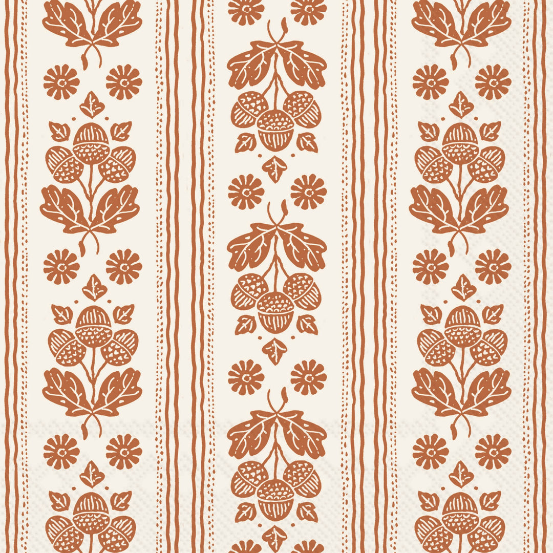 Autumn Wallpaper Orange Cocktail Napkin