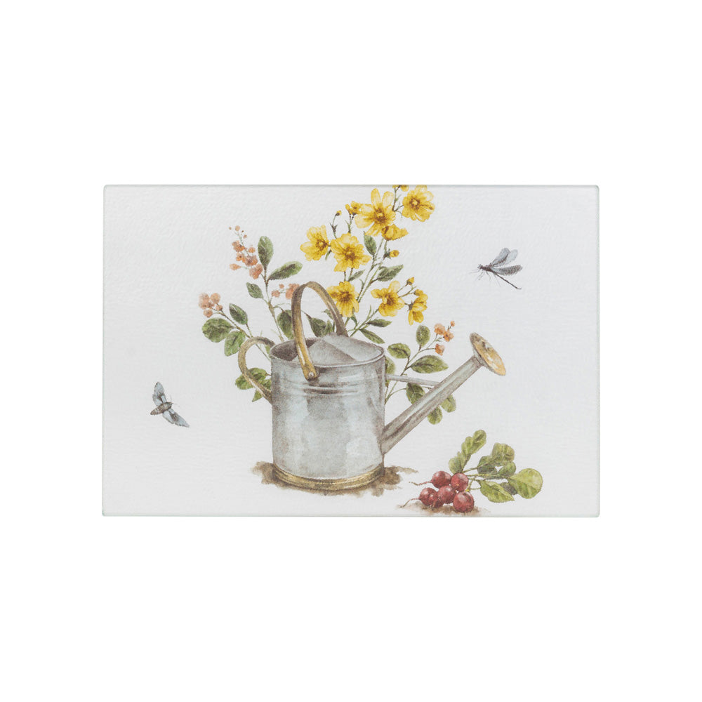 Tabla de charcutería grande con regadera para jardín