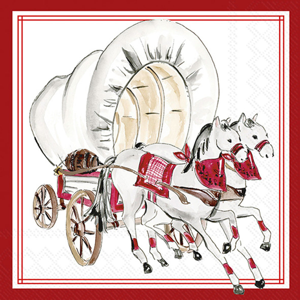 Servilleta de cóctel Covered Wagon Hometown Pride