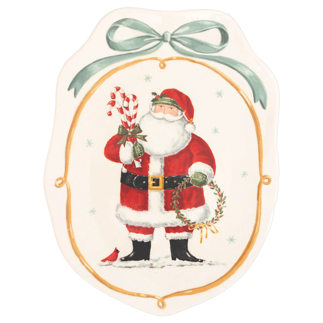 Frosty Fun Santa Plate